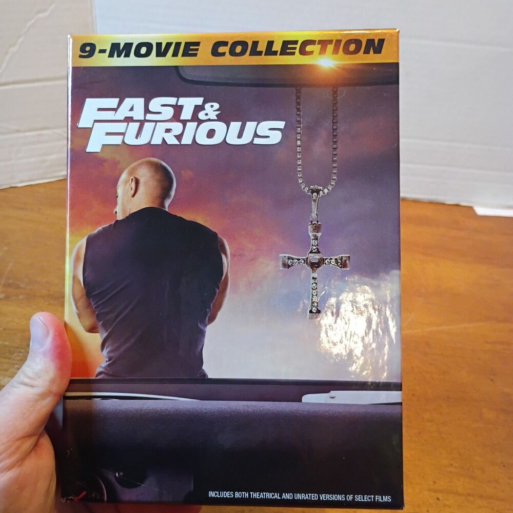 Fast And Furious 9 Movie Collection DVD Disc Box Set Vin Diese